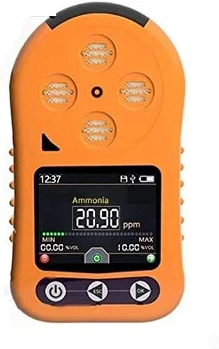 تستر غلظت آمونیاک SVASTY، سنسور آمونیاک قابل حمل 0 تا 100PPM با صفحه نمایش LCD، دستگاه مانیتورینگ دیجیتال آمونیاک، بادوام