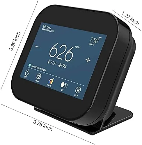 دستگاه سنجش کیفیت هوا SVASTY، ردیاب CO2 با سنسور NDIR دو کاناله، کنترل دما و رطوبت RH، تستر دقیق گرد و غبار بسیار ریز، مانیتور صفحه نمایش LCD دستگاه سنجش کیفیت هوا SVASTY، ردیاب CO2 با سنسور NDIR دو کاناله، کنترل دما و رطوبت RH، تستر دقیق گرد و غبار بسیار ریز، مانیتور صفحه نمایش LCD