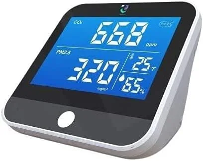 مانیتور CO2 سواستی - ردیاب آلارم CO2 و مانیتور کیفیت هوا داخل خانه - دماسنج اتاق و رطوبت سنج - مانیتور دی اکسید کربن