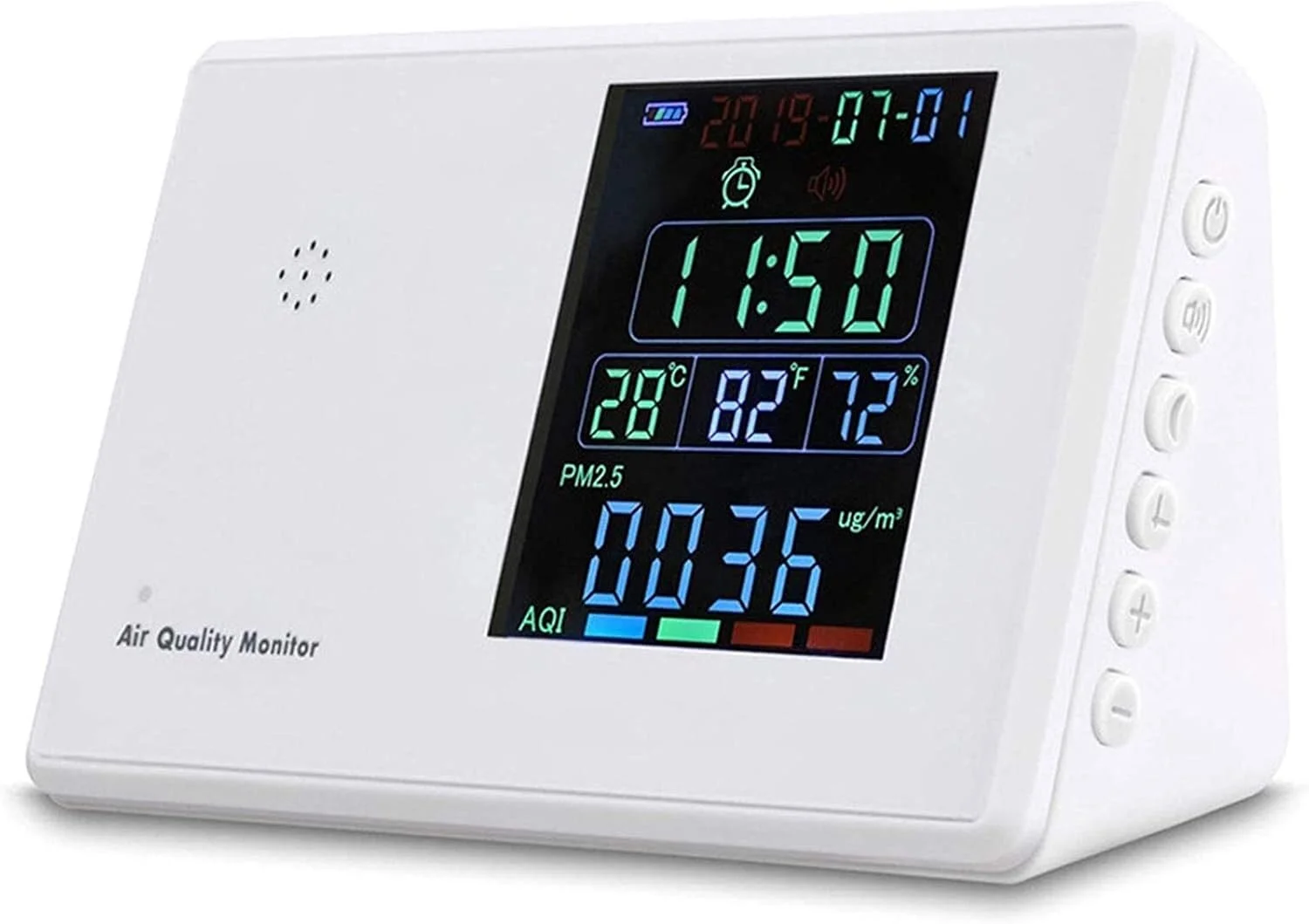 آنالیزور کیفیت هوا SVASTY - ردیاب PM2.5، تستر دی اکسید کربن، ردیاب فرمالدئید، دستگاه راحت