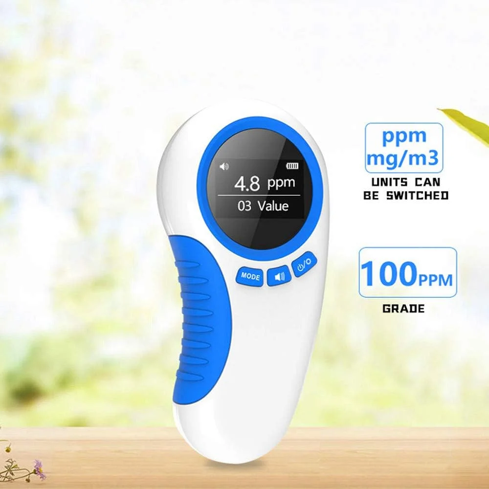 دستگاه تشخیص ازن SMKW Ozone O3، تستر گاز ازن دستی، دستگاه های قابل حمل تشخیص غلظت ازن، آنالایزر ازن با سنسور الکتروشیمیایی با دقت بالا، قابل شارژ