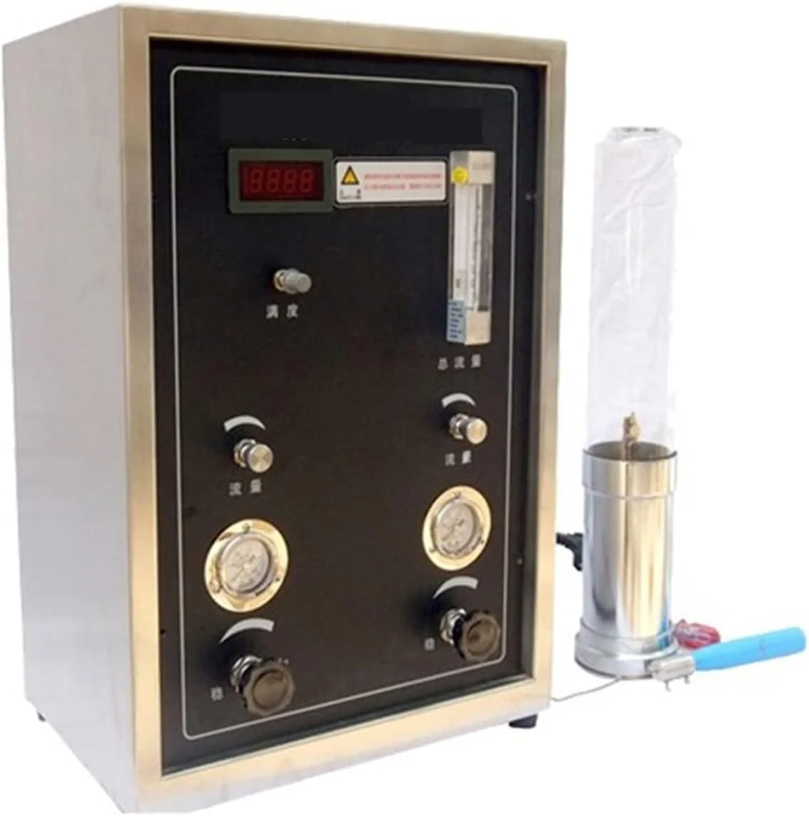 دستگاه تست شاخص اکسیژن SJHDKLW، نمایشگر دیجیتال، کنترلر دمای خودکار، تشخیص آسان گاز