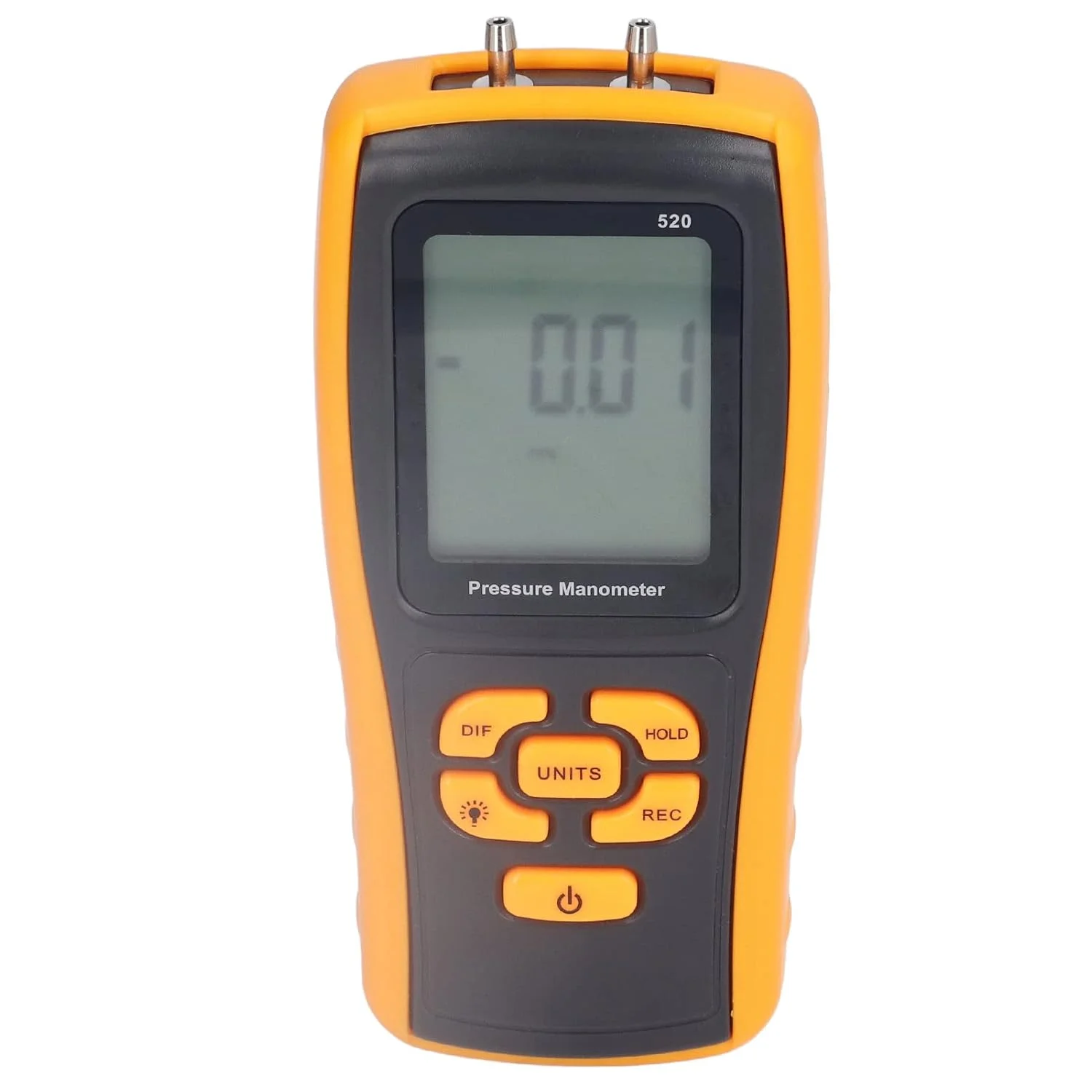 تستر فشار گاز هوا SilteD، مانومتر دیفرانسیل با صفحه نمایش LCD دارای نور پس زمینه برای سرعت باد