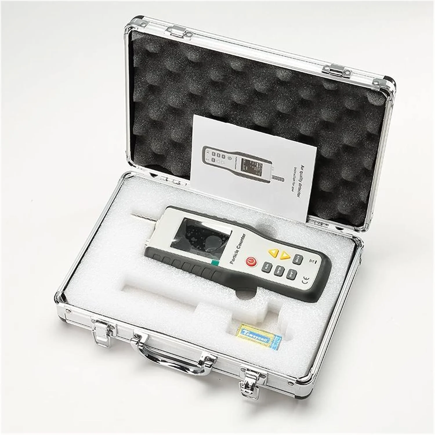 سنسور تشخیص نشت گاز چندگانه HANZALA، شمارنده ذرات گرد و غبار شش کاناله با اندازه ذرات 0.3، 0.5، 1.0، PM2.5 PM10، صفحه نمایش ذرات کیفیت هوا، دقت و حساسیت بالا