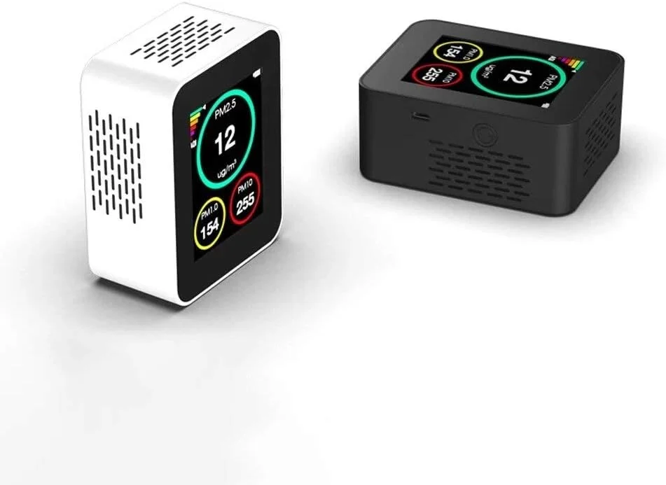 دستگاه تشخیص کیفیت هوا SilteD با صفحه نمایش رنگی TFT، ابزار تشخیص ذرات PM2.5 PM1.0 PM10