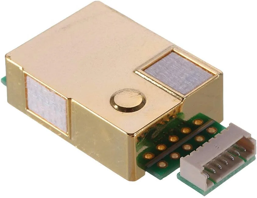 ماژول حسگر دی اکسید کربن MH-Z19B مدل SilteD MH-Z19 برای صفحه نمایش CO2 محدوده 0-5000ppm MH Z19B NDIR به همراه ترمینال بلاک