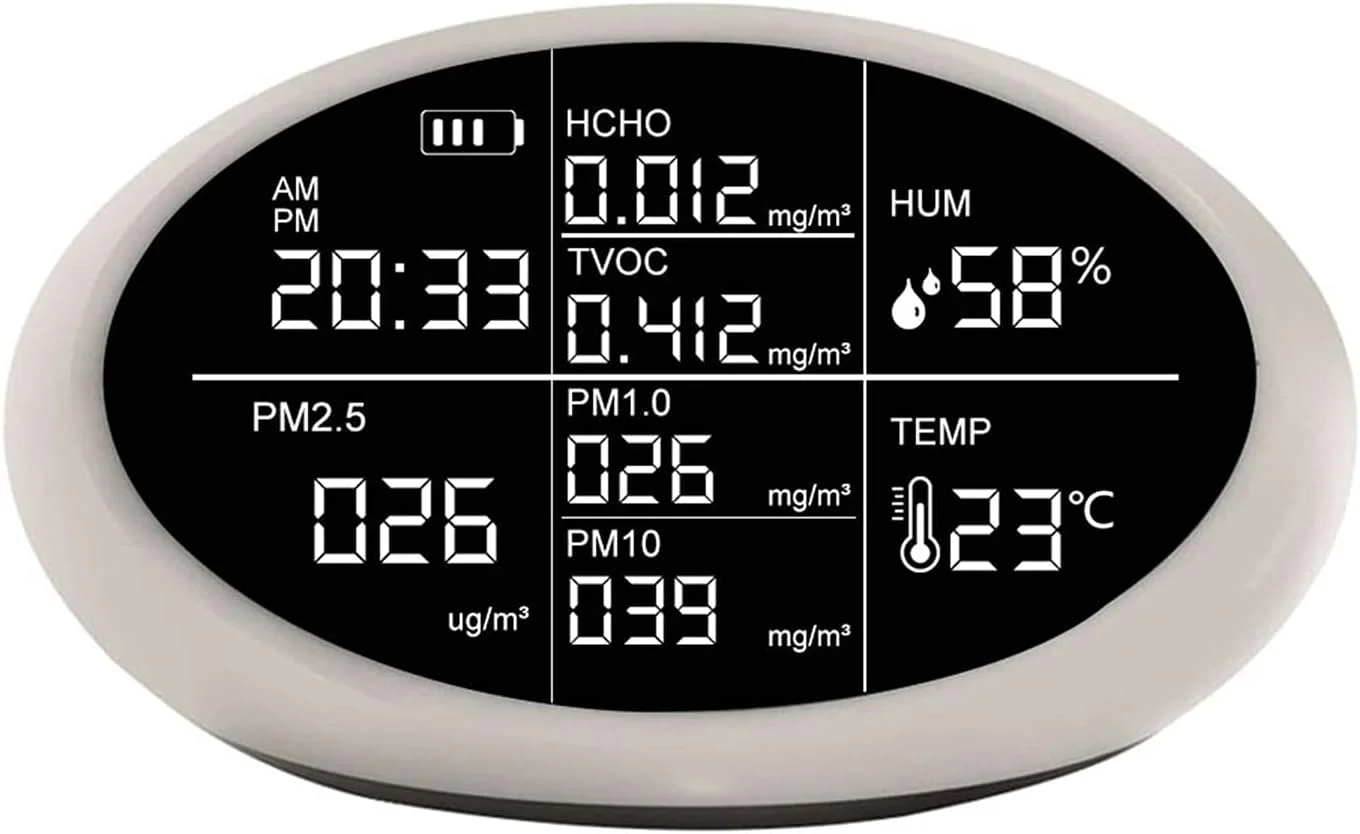 دستگاه سنجش کیفیت هوا Shandongmt، آشکارساز چند منظوره کیفیت هوا، دستگاه تشخیص ذرات PM2.5، سنجش گرد و غبار، دستگاه مانیتورینگ کیفیت هوا