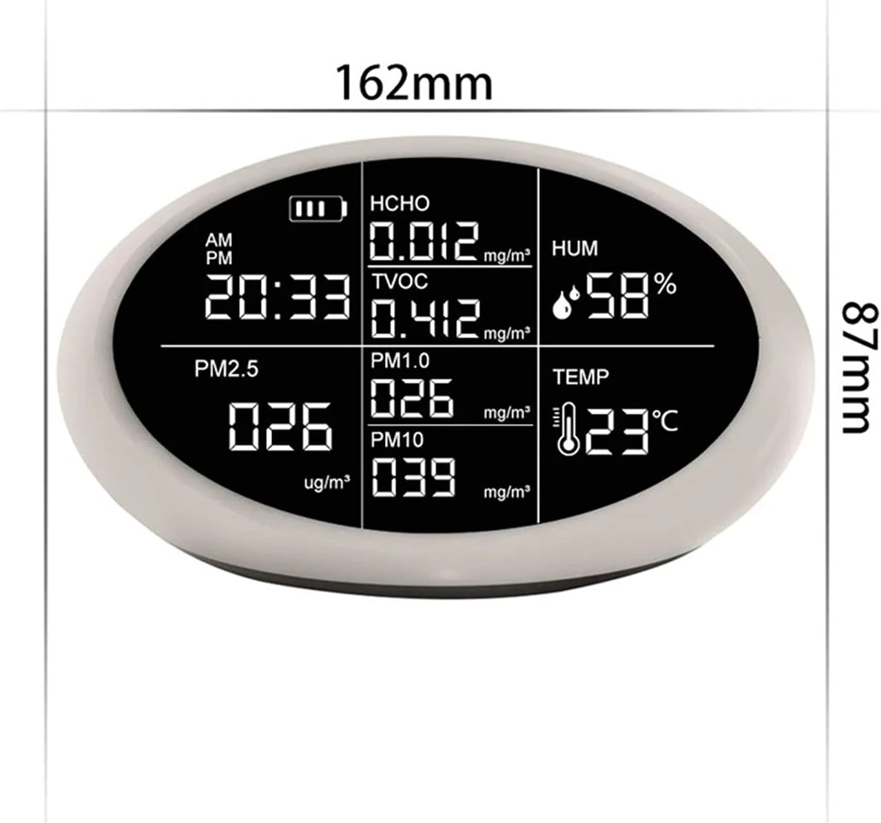 دستگاه سنجش کیفیت هوا Shandongmt، آشکارساز چند منظوره کیفیت هوا، دستگاه تشخیص ذرات PM2.5، سنجش گرد و غبار، دستگاه مانیتورینگ کیفیت هوا