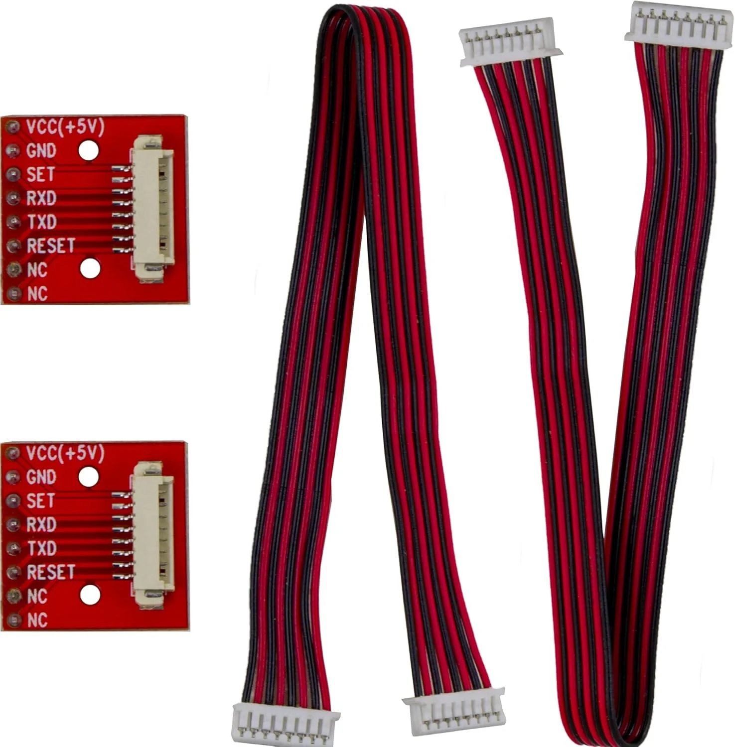 برد توسعه risingsaplings 2 عددی به همراه کابل برای سنسور کیفیت هوا PMS5003 PM2.5 PM10 (سنسور pms5003 شامل نمی شود)