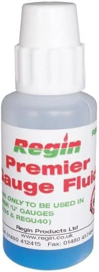 مایع مانومتر رجین پریمیر مدل REGU70 با وزن مخصوص 1.88 و حجم 5 میلی لیتر