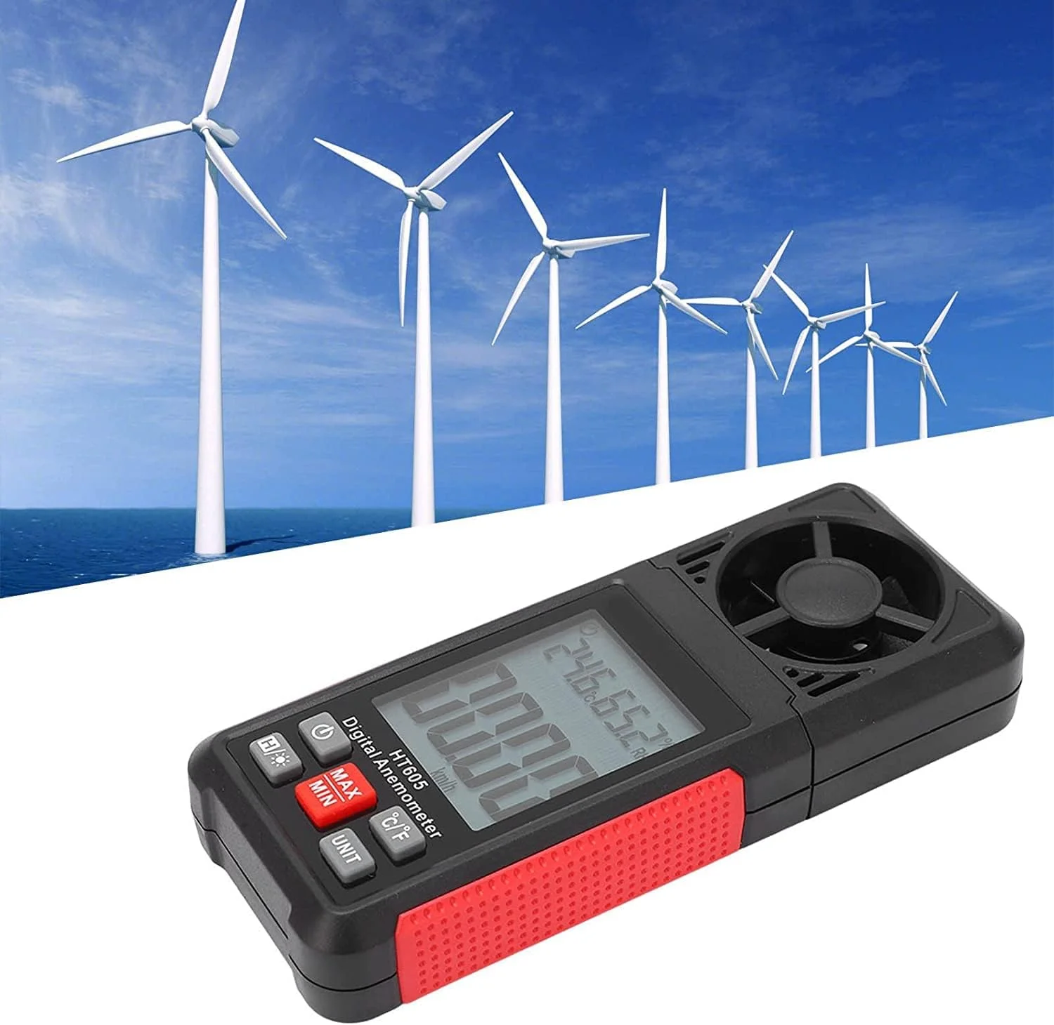 باد سنج، سرعت پاسخ سریع کالیبراسیون خودکار دیجیتال با دقت بالا برای صنعت