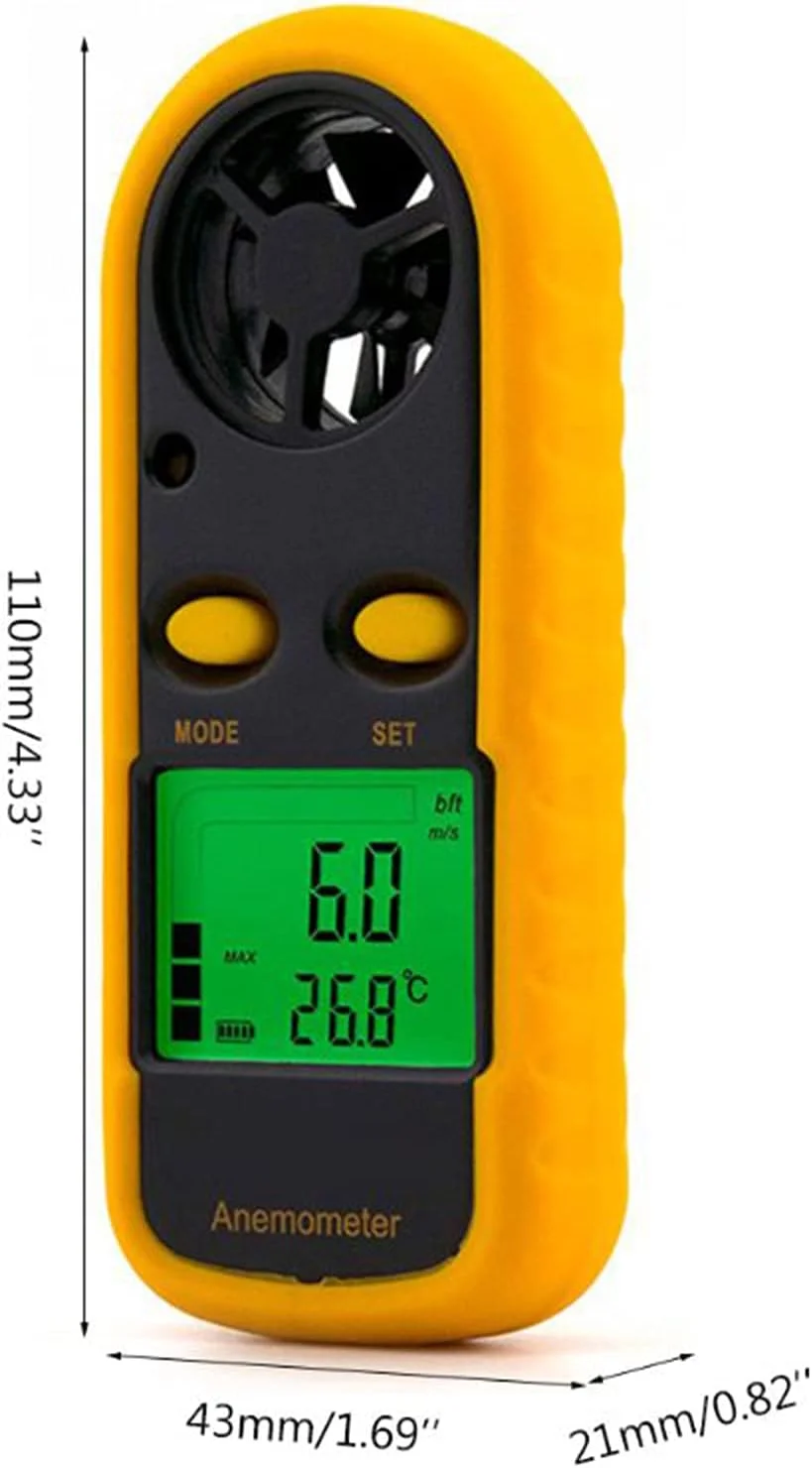 بادسنج دیجیتال Raitron، سرعت سنج باد 0-30 متر بر ثانیه، تستر دما، ابزار بادسنج