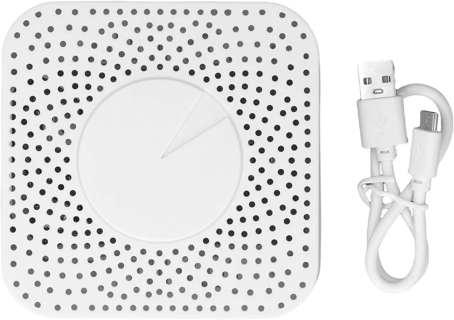 تستر هوشمند کیفیت هوا با کنترل از طریق اپلیکیشن WiFi، ردیاب CO2، HCHO، VOC مناسب برای خانه و اداره، جنس ABS، سفید