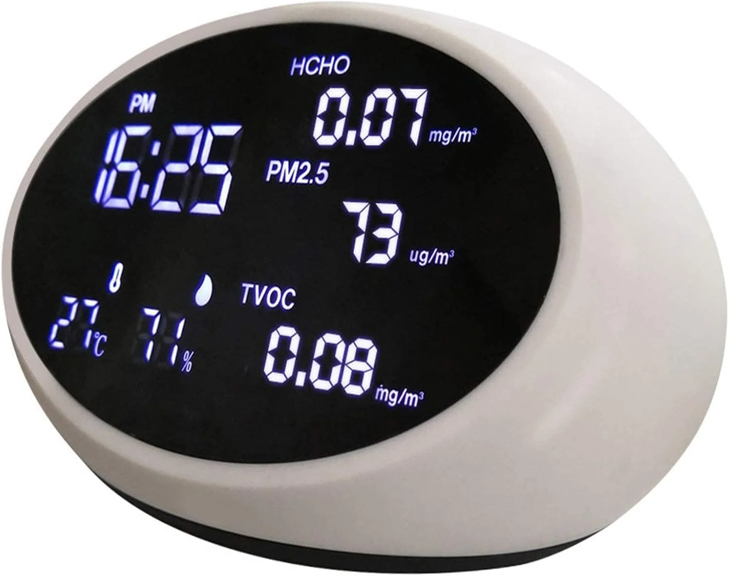 دستگاه تشخیص دی اکسید کربن رایترون، دما، رطوبت، کیفیت هوای داخل، ابزار مانیتور CO2 قابل نصب