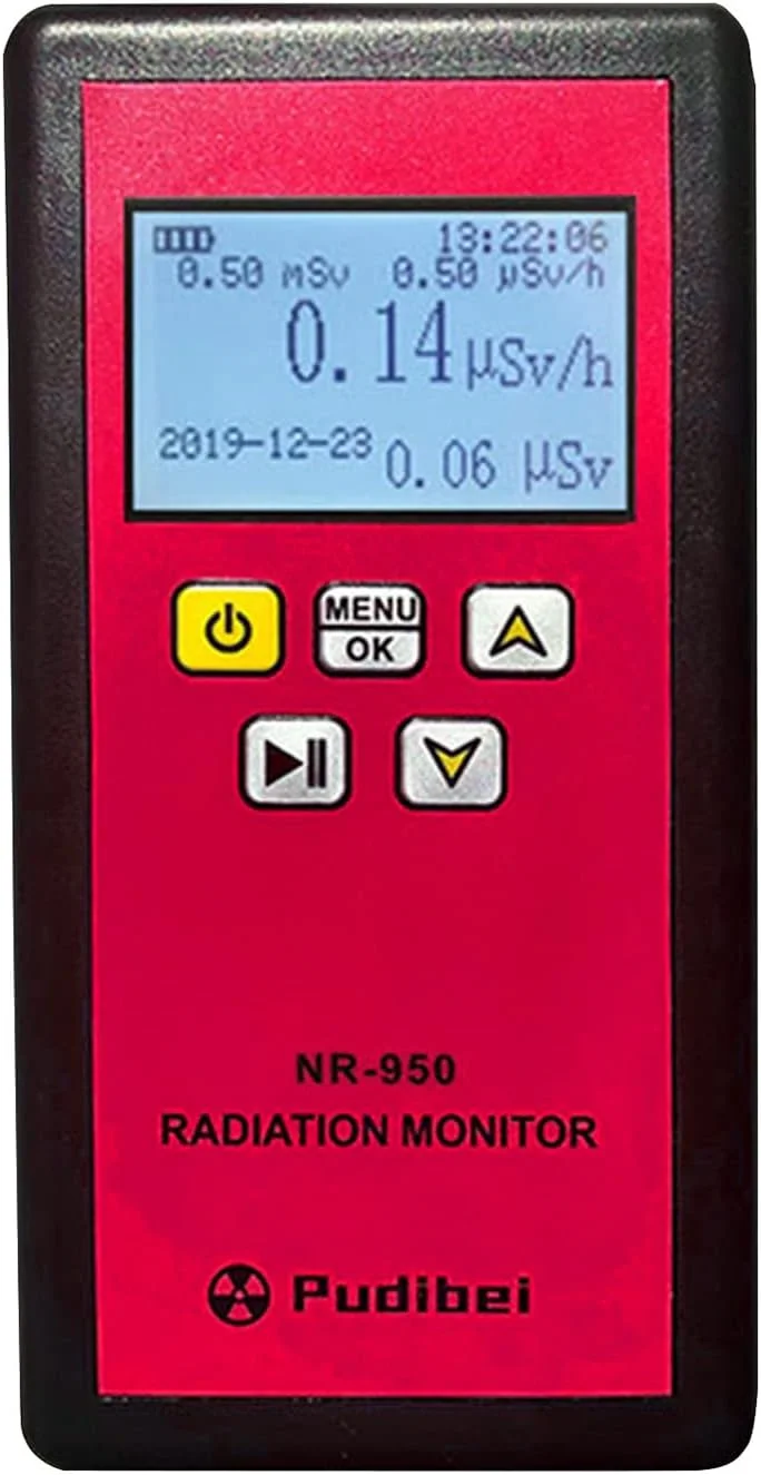 آشکارساز تشعشع، آشکارساز تشعشع هسته ای دستی NR-950، شمارنده گایگر تستر رادیواکتیو خانگی با صفحه نمایش LCD (NR-950)