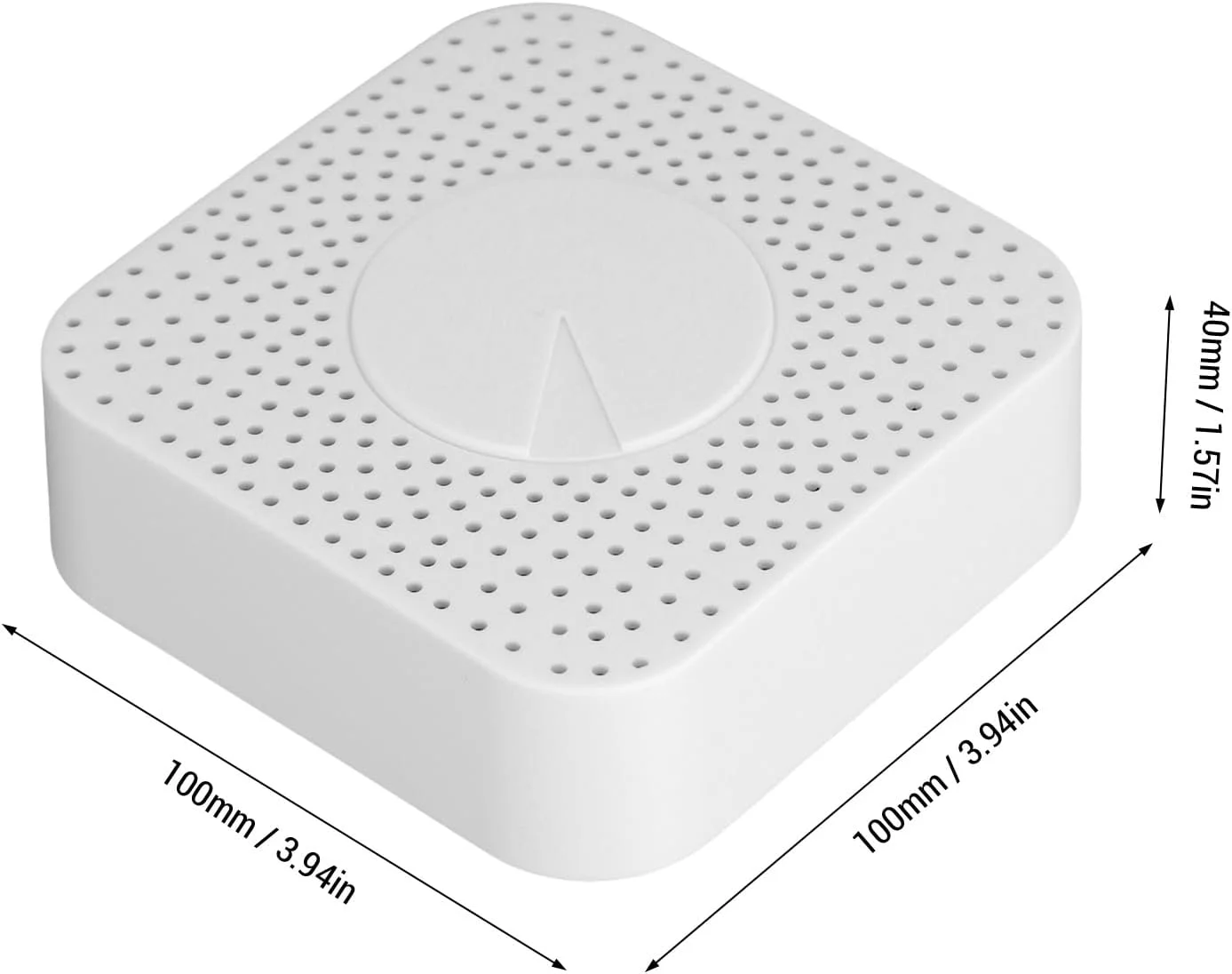تستر هوشمند کیفیت هوا با کنترل از طریق اپلیکیشن WiFi، ردیاب CO2، HCHO، VOC مناسب برای خانه و اداره، جنس ABS، سفید