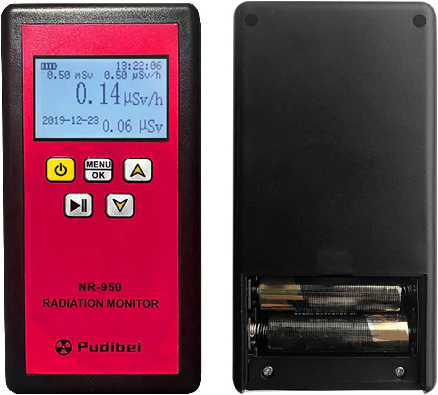 آشکارساز تشعشع، آشکارساز تشعشع هسته ای دستی NR-950، شمارنده گایگر تستر رادیواکتیو خانگی با صفحه نمایش LCD (NR-950)