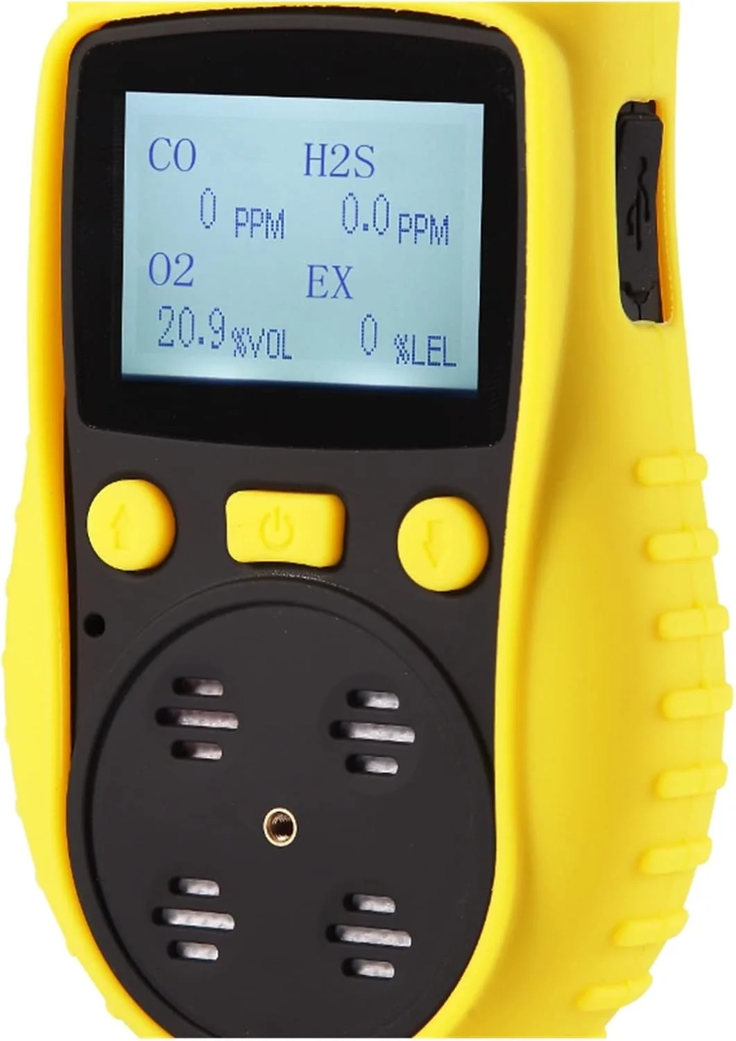 صفحه نمایش کیفیت هوا 4 در 1 CO H2S O2 LEL آشکارساز نشت گاز چندگانه Zeenyi