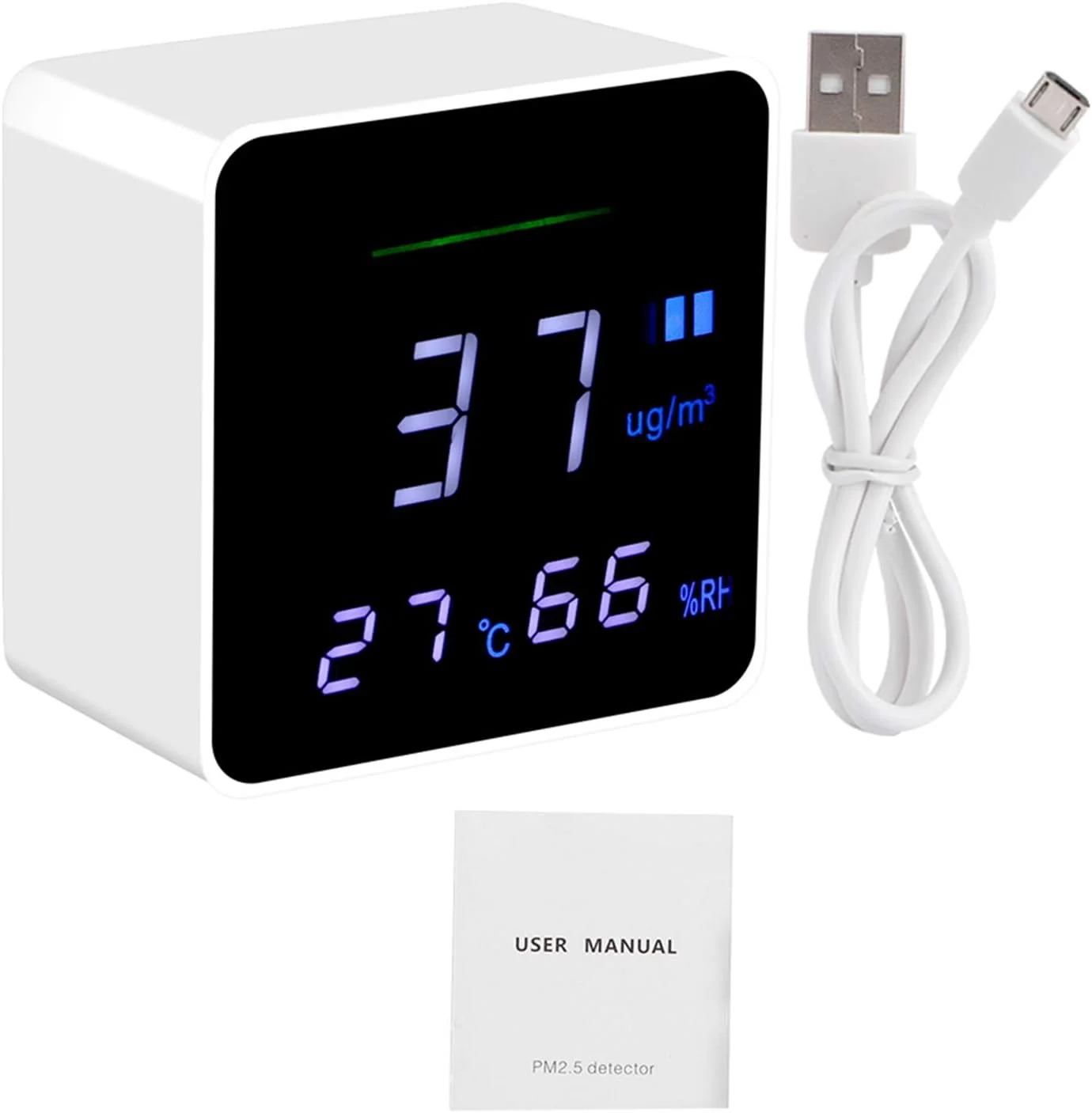 دستگاه سنجش کیفیت هوا، مناسب فضای داخلی و خارجی، برای ذرات معلق PM2.5، دستگاه تست کیفیت هوا قابل حمل و جمع و جور BAIVON برای استفاده در خانه، دفتر، ماشین و مسافرت دستگاه سنجش کیفیت هوا، مناسب فضای داخلی و خارجی، برای ذرات معلق PM2.5، دستگاه تست کیفیت هوا قابل حمل و جمع و جور BAIVON برای استفاده در خانه، دفتر، ماشین و مسافرت