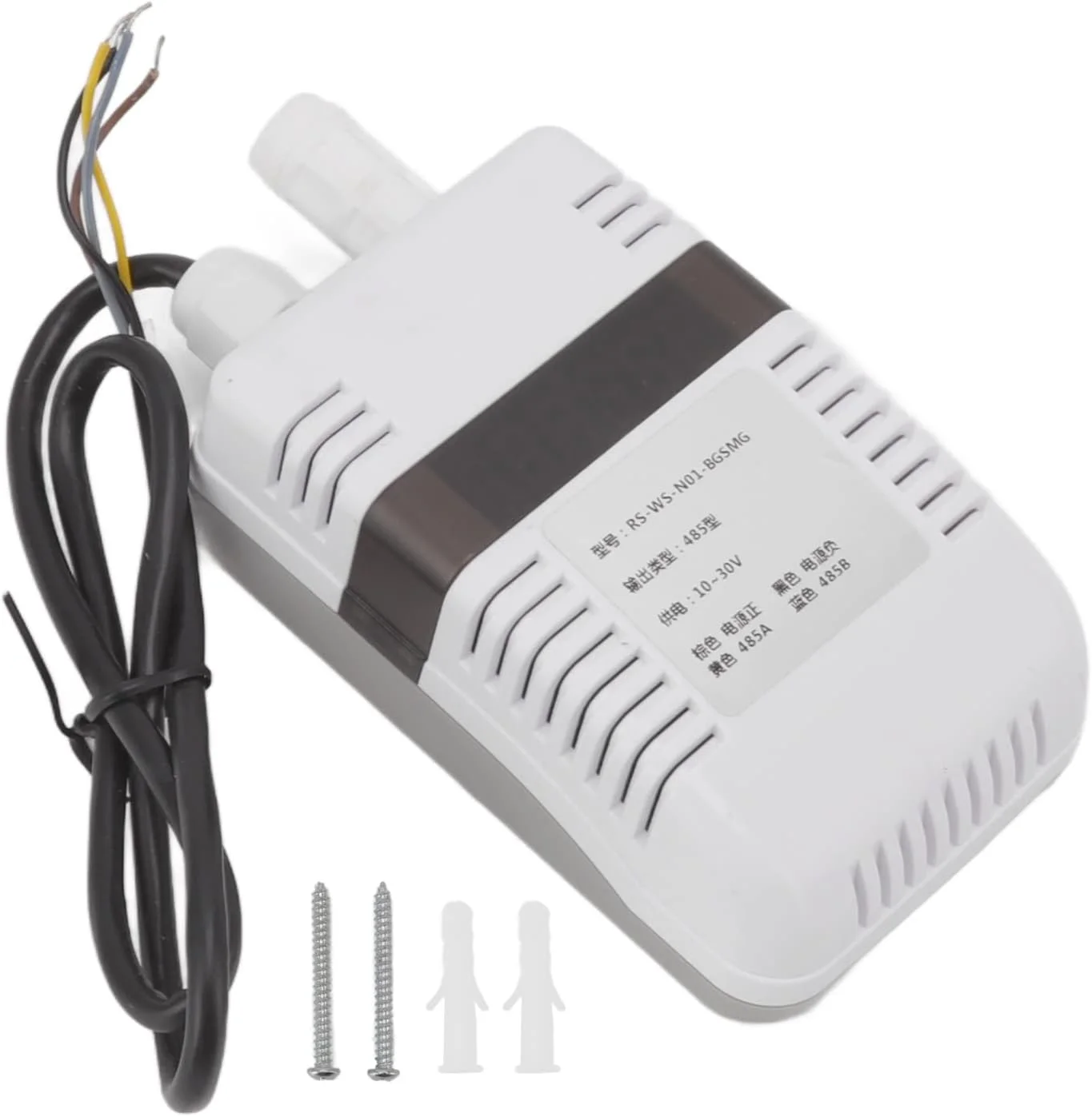 مانیتور کیفیت هوای داخلی 10-30 ولت، فرستنده چندگانه دیواری حالت 485 سنسور دما رطوبت CO2 PM2.5 PM10