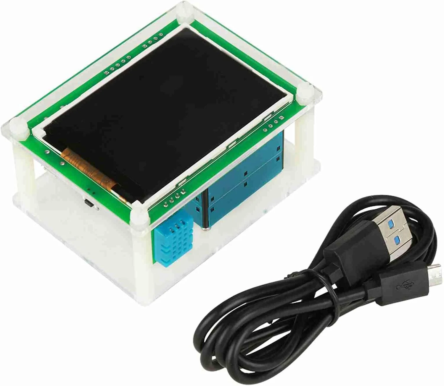 مانیتور کیفیت هوا، مانیتور دیجیتال چند منظوره 2.8 اینچی PM2.5، مناسب برای خانه، دفتر و خودرو مانیتور کیفیت هوا، مانیتور دیجیتال چند منظوره 2.8 اینچی PM2.5، مناسب برای خانه، دفتر و خودرو