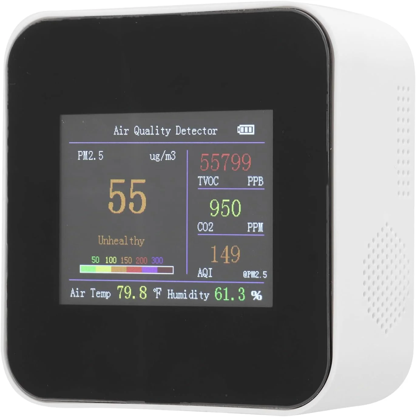 دستگاه سنجش کیفیت هوای داخل ساختمان، مانیتور کیفیت هوا، مانیتور هوای داخل ساختمان، دستگاه سنجش کیفیت هوا، مانیتور دیجیتال قابل حمل CO2، تستر دما و رطوبت هوای قابل حمل دستگاه سنجش کیفیت هوای داخل ساختمان، مانیتور کیفیت هوا، مانیتور هوای داخل ساختمان، دستگاه سنجش کیفیت هوا، مانیتور دیجیتال قابل حمل CO2، تستر دما و رطوبت هوای قابل حمل