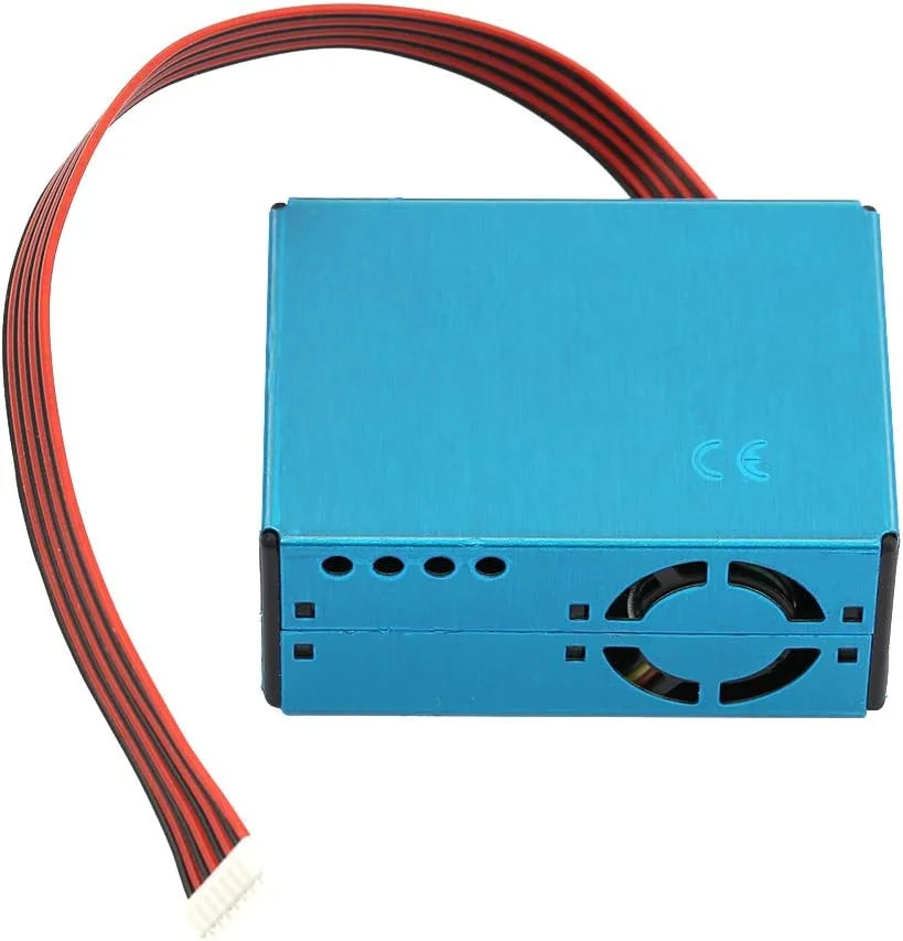 مانیتور کیفیت هوا، سنسور PM2.5 آشکارساز کیفیت هوا G5 PMS5003 تستر غبار و مه، فاصله‌یاب تک نقطه‌ای لیدار مادون قرمز برای داخل و خارج از خانه