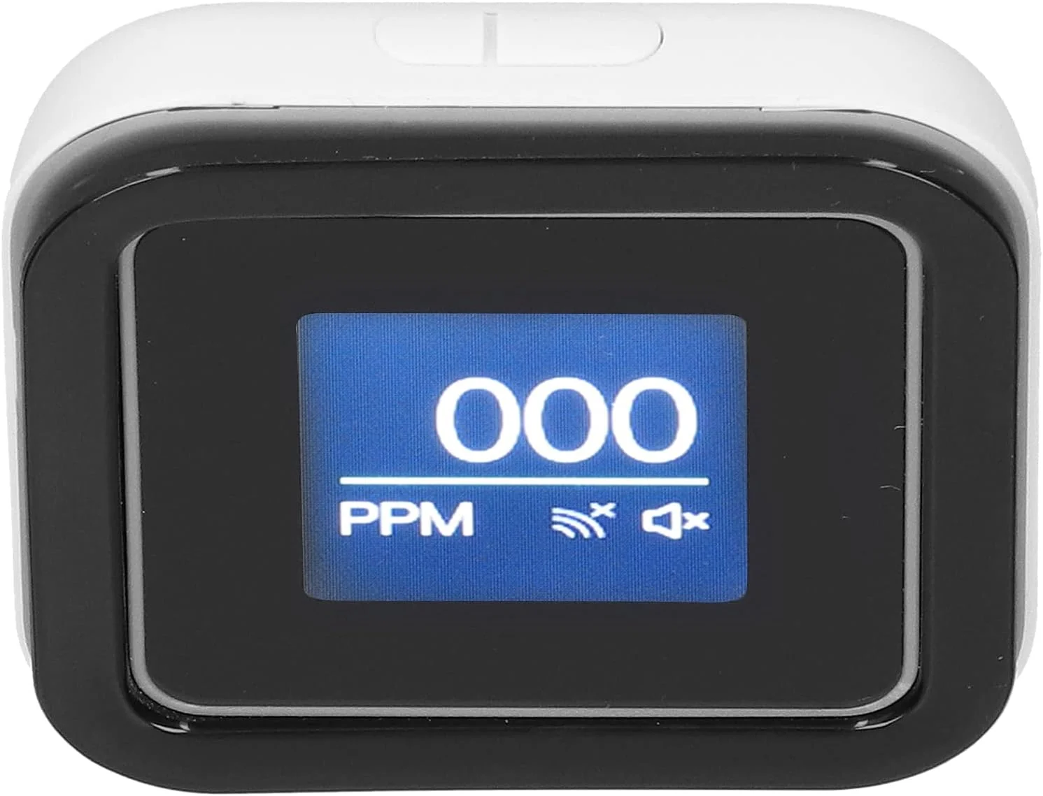 مانیتور کیفیت هوا، ردیاب دی اکسید کربن، ابزار تشخیص کیفیت هوای قابل حمل USB سه در یک با قابلیت اتصال به وای فای، نمایشگر زمان و هواشناسی برای خانه، دارای آلارم صوتی