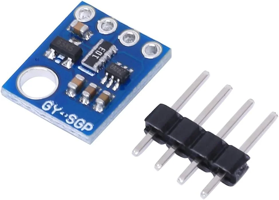 ماژول حسگر کیفیت هوا، ماژول تشخیص فرمالدهید eCO2 مدل آبی GYZJCQASGP30