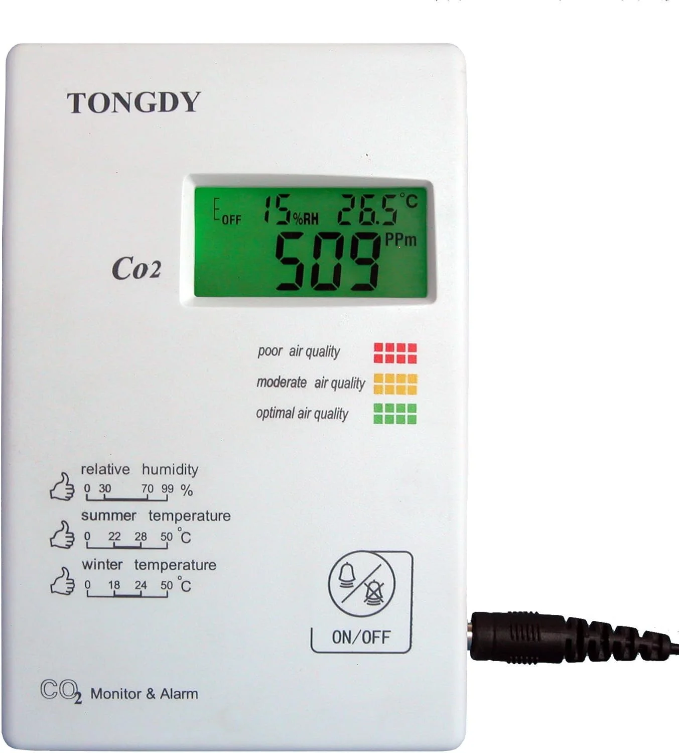 مانیتور کیفیت هوا LQ2، کیفیت هوای داخل خانه، آب و هوای داخل خانه، شومینه، CO²، دما °C، رطوبت مانیتور کیفیت هوا LQ2، کیفیت هوای داخل خانه، آب و هوای داخل خانه، شومینه، CO²، دما °C، رطوبت