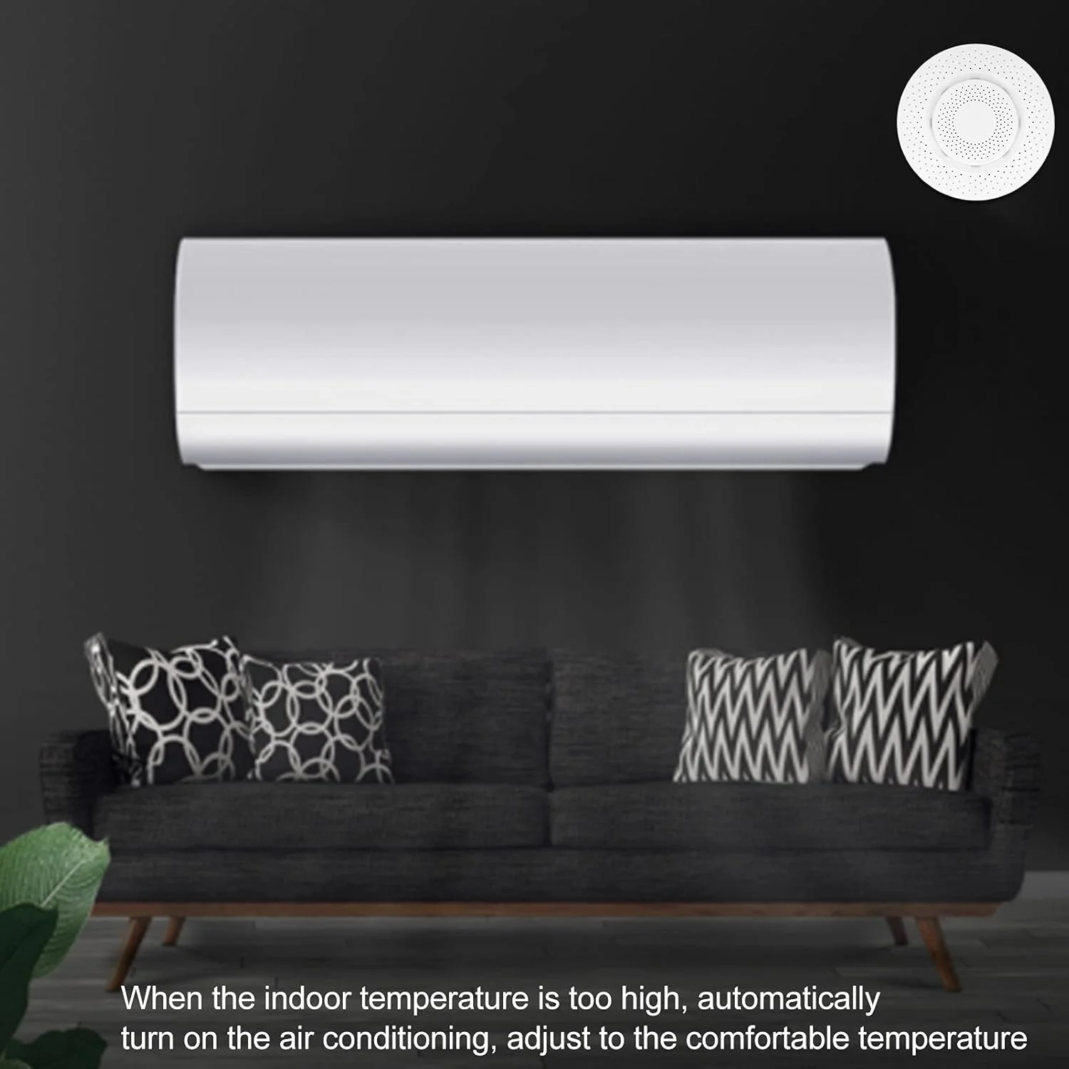 شاخص کیفیت هوای هوشمند. کنترل برنامه - VOC CO2 رطوبت دما - نظارت بر محیط داخلی شاخص کیفیت هوای هوشمند. کنترل برنامه - VOC CO2 رطوبت دما - نظارت بر محیط داخلی