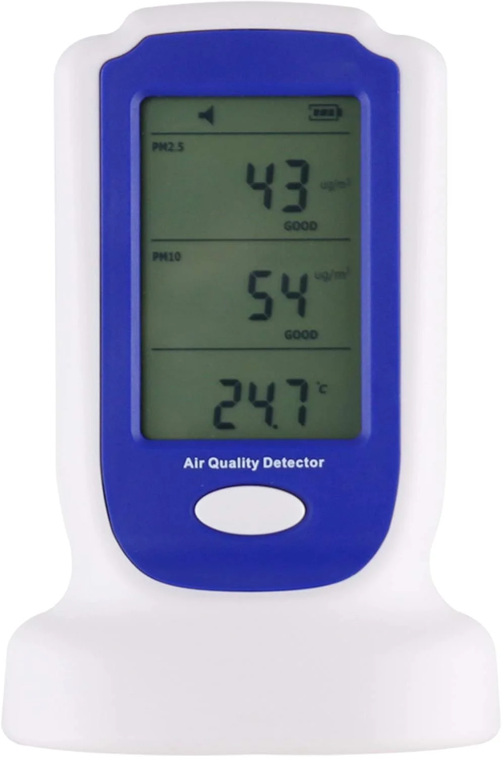 دستگاه تشخیص کیفیت هوا PM2.5 PM1.0 PM10 با صفحه نمایش دیجیتال، تستر مینی دقیق و هوشمند دستگاه تشخیص کیفیت هوا PM2.5 PM1.0 PM10 با صفحه نمایش دیجیتال، تستر مینی دقیق و هوشمند