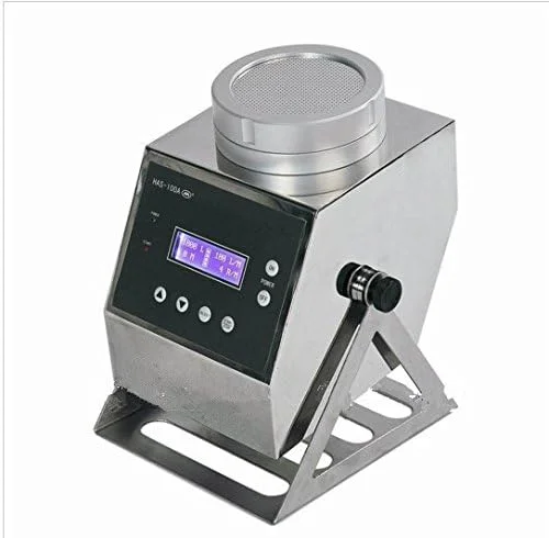 نمونه بردار هوای رومیزی قابل حمل QIVGXBO HAS-100A، تجهیزات علمی آزمایشگاهی، جریان: 100 لیتر در دقیقه، حجم: 0-1000 لیتر