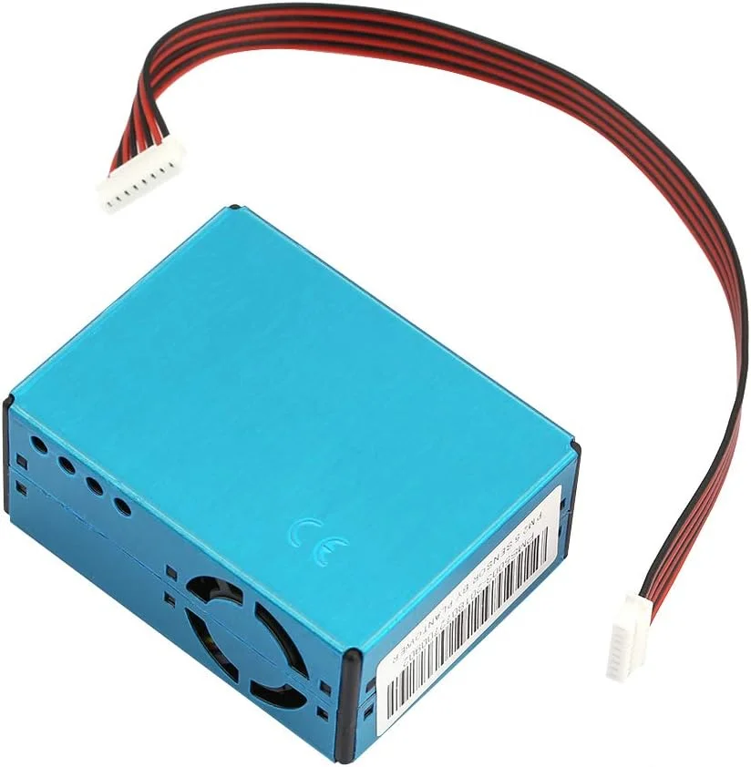 سنسور PM2.5 مدل QIVGXBO SLLLOP - سنسور PM2.5 مدل G5 PMS5003، سنسور PM2.5، تست کننده کیفیت هوا، گرد و غبار و مه Leunlee