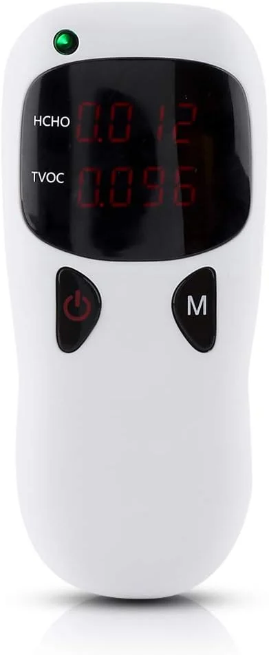 دستگاه تست کیفیت هوا دیجیتال حرفه ای، ردیاب فرمالدهید HCHO TVOC مناسب برای استفاده خانگی