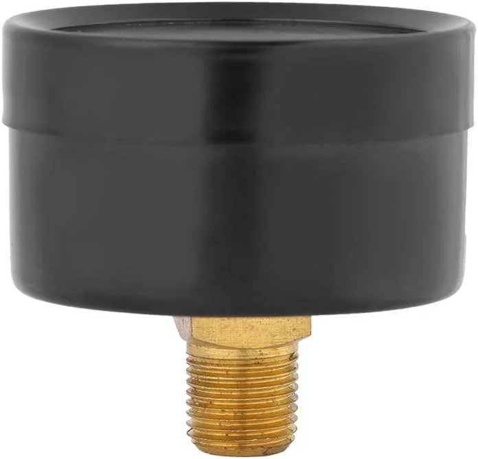 فشارسنج 40 میلی متری سوخت، فشار آب، قطر 0-160psi / 0-10bar مقیاس دوگانه پنوماتیک و هیدرولیک فشارسنج چند منظوره مانومتر گاز، آب، روغن