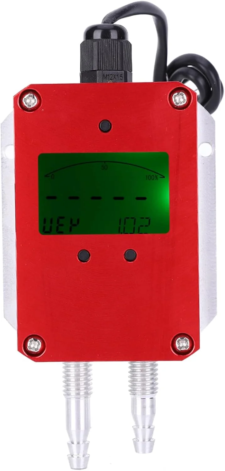 فرستنده دیجیتال هوشمند فشار هوا با LCD، سنسور فشار هوا DC 24V 4-20mA، تستر هوا برای تهویه بخش بیمارستان، نفت و مواد شیمیایی (± 500Pa)