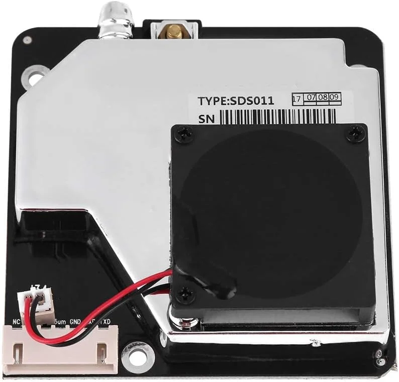 سنسور تشخیص گرد و غبار لیزری با دقت بالا PM2.5 PM10، رزولوشن 0.3ug/m3، ماژول سنسور کیفیت هوا PM2.5 SDS011 سنسور تشخیص گرد و غبار لیزری با دقت بالا PM2.5 PM10، رزولوشن 0.3ug/m3، ماژول سنسور کیفیت هوا PM2.5 SDS011
