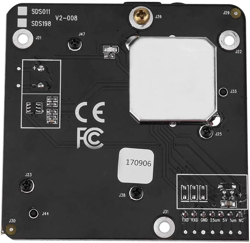 سنسور تشخیص گرد و غبار لیزری با دقت بالا PM2.5 PM10، رزولوشن 0.3ug/m3، ماژول سنسور کیفیت هوا PM2.5 SDS011 سنسور تشخیص گرد و غبار لیزری با دقت بالا PM2.5 PM10، رزولوشن 0.3ug/m3، ماژول سنسور کیفیت هوا PM2.5 SDS011