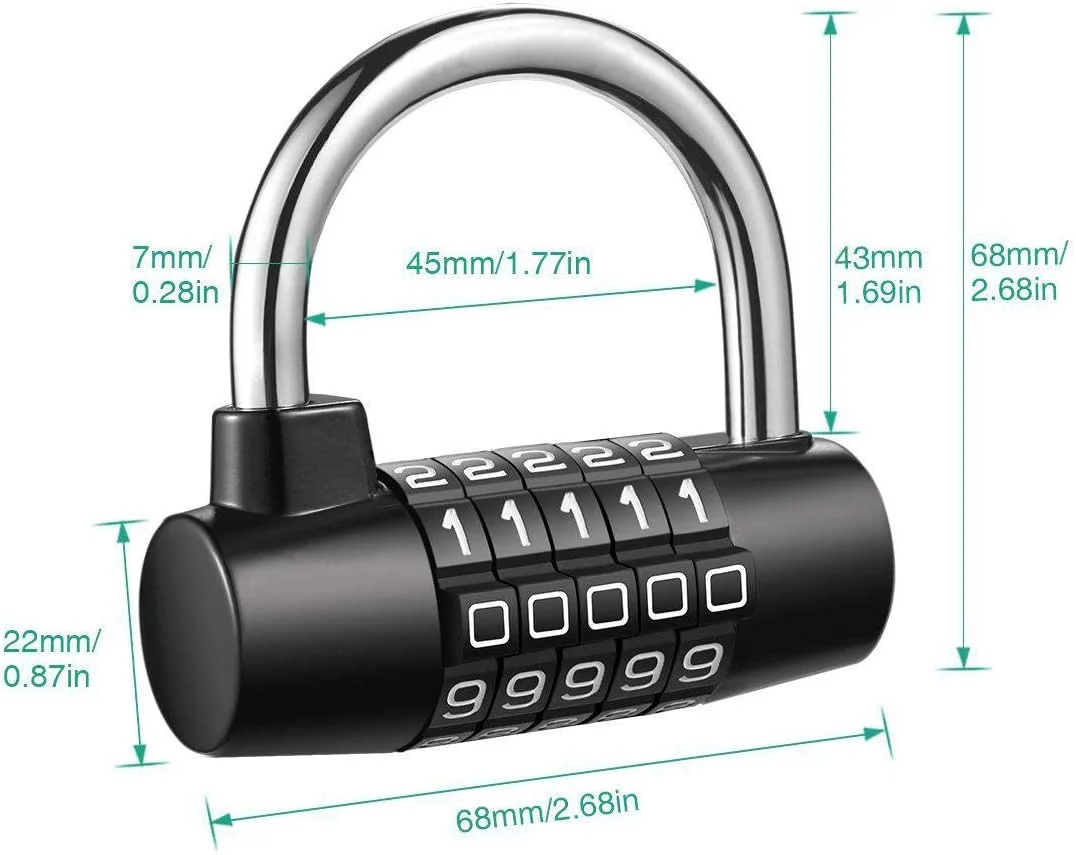 قفل ترکیبی eWINNER، قفل باشگاهی 5 رقمی، قفل امنیتی، قفل ایمنی، قفل مسافرتی چمدان برای جعبه ابزار، کمد، قفسه باشگاه، دوچرخه، چمدان، کابینت فضای باز قفل ترکیبی eWINNER، قفل باشگاهی 5 رقمی، قفل امنیتی، قفل ایمنی، قفل مسافرتی چمدان برای جعبه ابزار، کمد، قفسه باشگاه، دوچرخه، چمدان، کابینت فضای باز