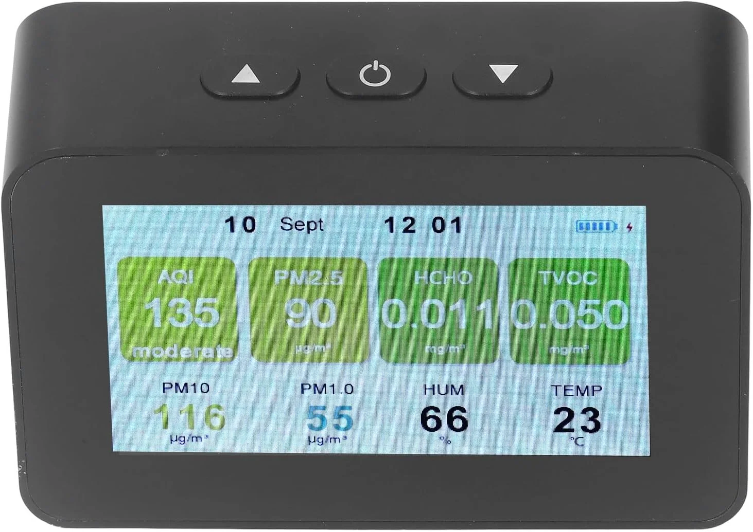 دستگاه تشخیص PM2.5، مانیتور کیفیت هوا چند رنگه خانگی