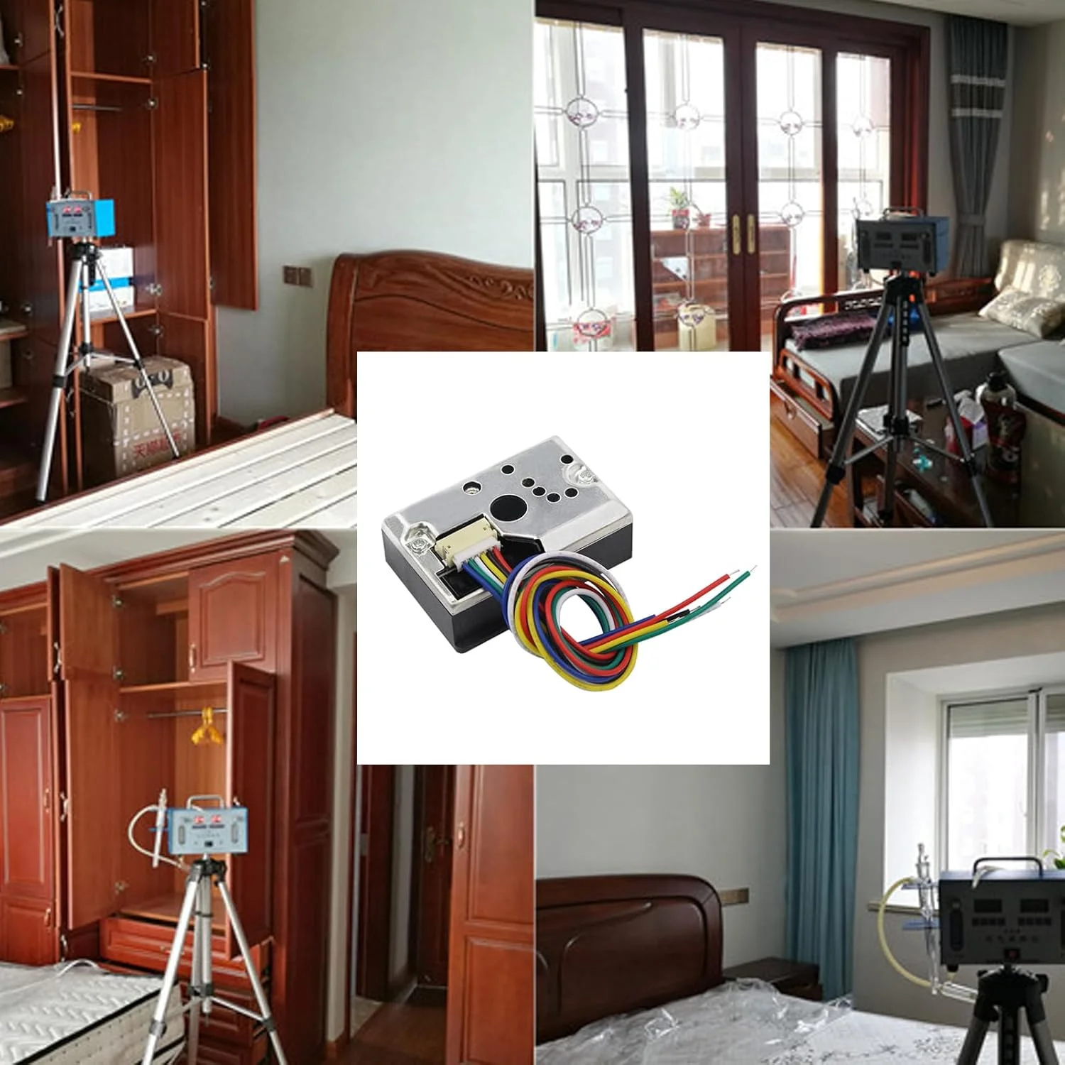 ذره سنج نوری فشرده به همراه کابل GP2Y1010AU0F GP2Y1010AUOF