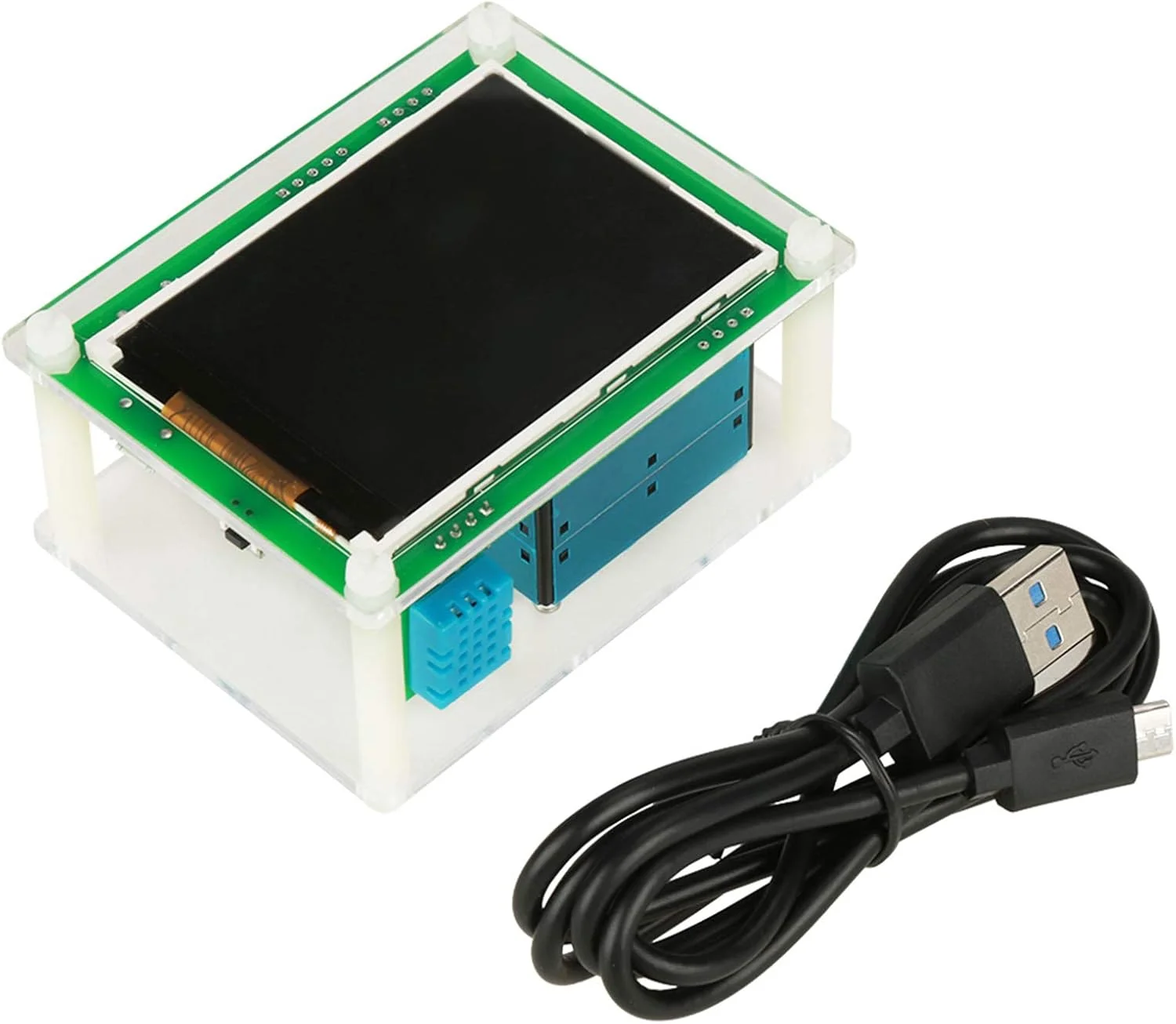 دستگاه تشخیص کیفیت هوا NDNCZDHC PM2.5، مانیتور دیجیتال چند منظوره 2.8 اینچی کیفیت هوا PM2.5 خودرو، مانیتور هوا برای خانه، دفتر، خودرو