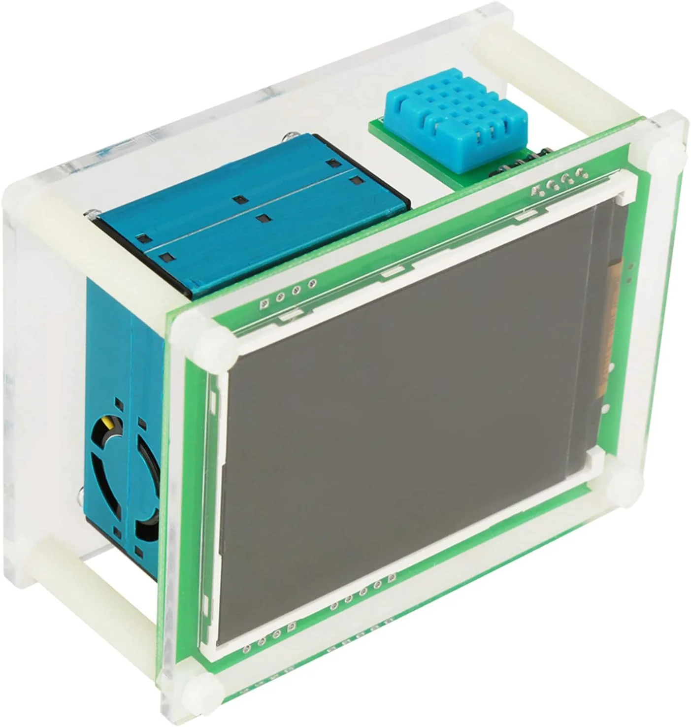 دستگاه تشخیص کیفیت هوا NDNCZDHC PM2.5، مانیتور دیجیتال چند منظوره 2.8 اینچی کیفیت هوا PM2.5 خودرو، مانیتور هوا برای خانه، دفتر، خودرو