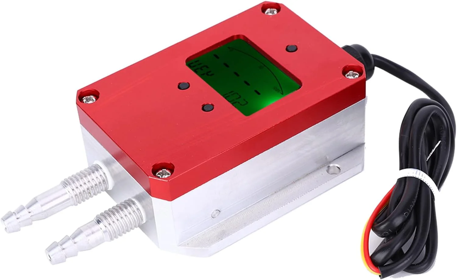 مانومتر دیجیتال NDNCZDHC، مانومتر گاز، فرستنده هوای دیجیتال هوشمند LCD سنسور فشار هوا DC 24V 4-20ma برای تهویه بخش