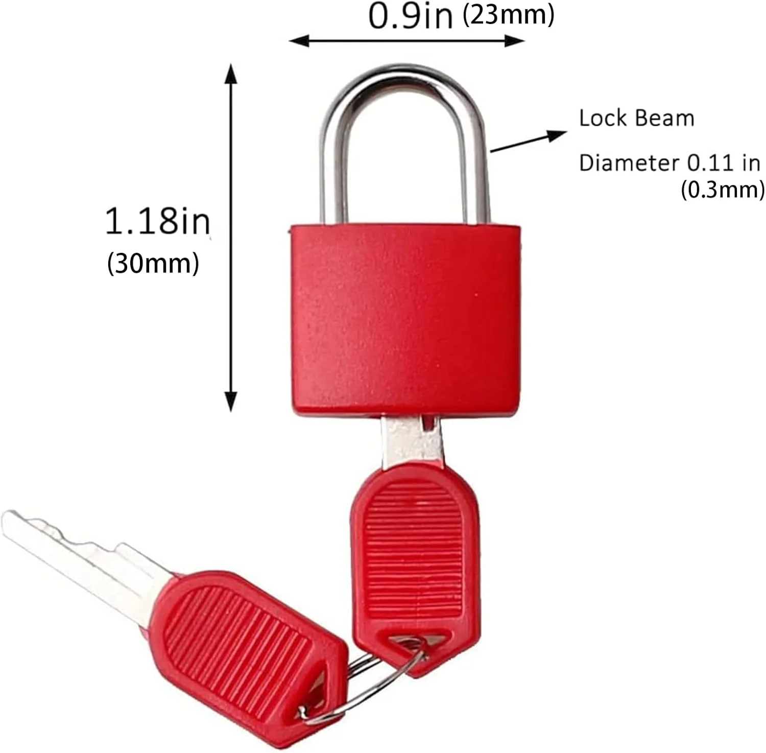 قفل چمدان DOUKI، 6 عددی، قفل های کوچک کلید دار برای مدرسه، باشگاه ورزشی، کلاس درس، بازی تطبیق
