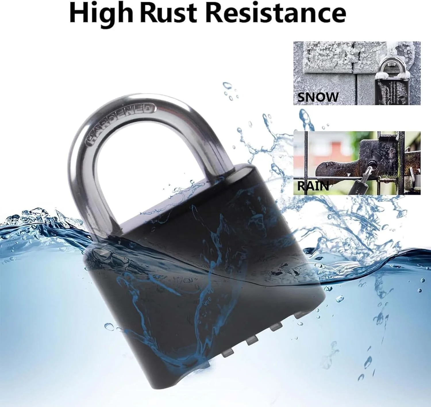 قفل ترکیبی CyanCloud، قفل ترکیبی 4 رقمی، قفل امنیتی سنگین، امنیت کد، قفل رمزی، قفل چمدان، قفل مقاوم در برابر خوردگی برای باشگاه، کمد مدرسه، سوله، گاراژ