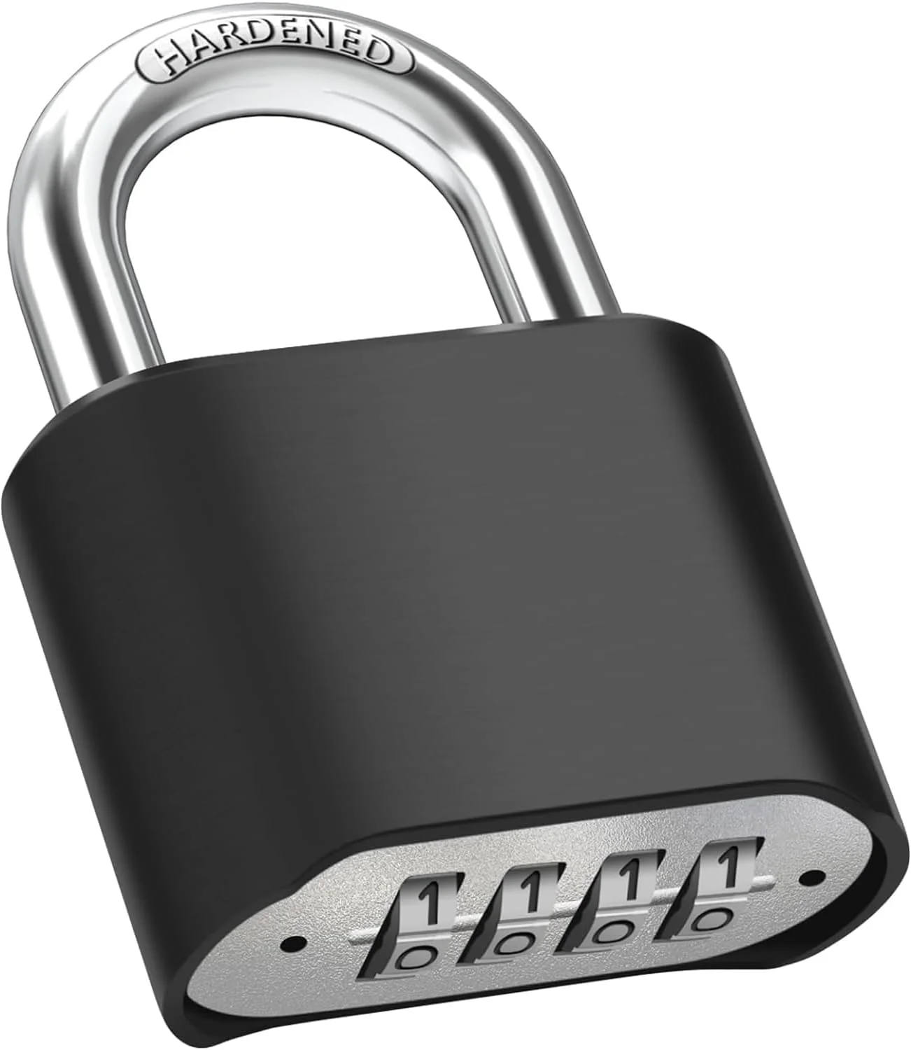 قفل ترکیبی بولیوی، قفل ترکیبی 4 رقمی سنگین ضد آب در فضای باز با حلقه 1.3 اینچی برای دروازه، حصار، جعبه ابزار، کیف، انبار قفل، قفل باشگاه ورزشی، قفل مدرسه