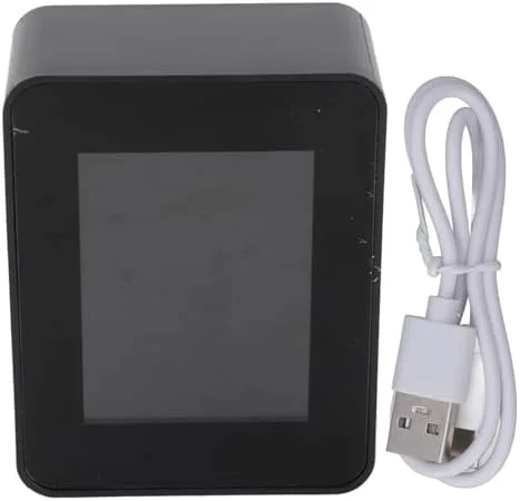 دستگاه پیشرفته سنجش کیفیت هوا KIMISS با نمایشگر LCD برای CO2، TVOC، HCHO، دما و رطوبت