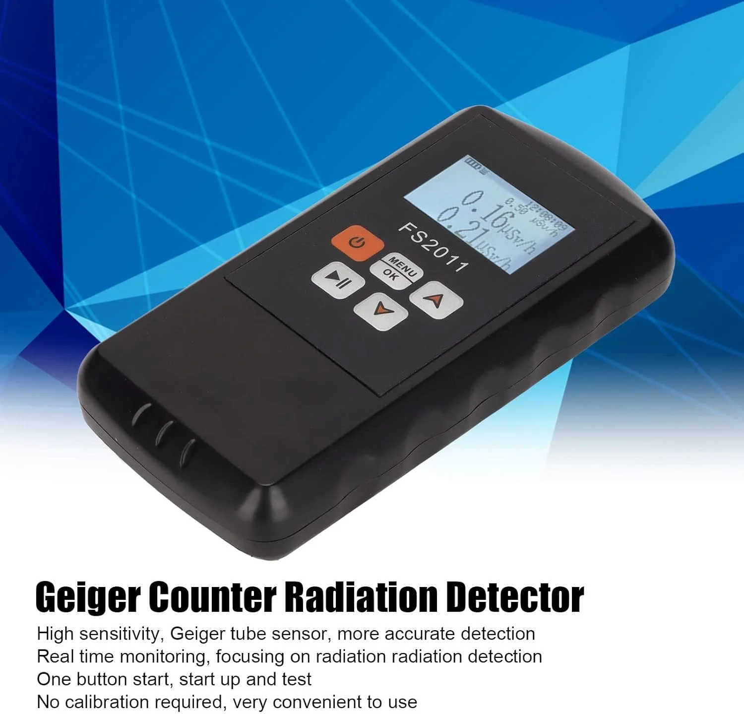 دستگاه EMF متر خوان Jectse، مینی ردیاب EMF دیجیتال LCD دستی، شمارنده گایگر مانیتورینگ زمان واقعی، ردیاب تشعشع با صفحه نمایش LCD، برای بازرسی های EMF خانگی، فضای باز